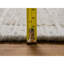Tapis oriental 10 pi 1 po x 14 pi blanc noué, tissé et tissé, en laine pure, doux au toucher, tapis oriental