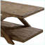 Ensemble de tables basses en chêne clair antique avec 2 tables de bout - salon transitionnel, assemblage facile