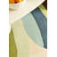 Elliptic Wool Striped Area Rug in Blue/Ivory/Yellow-76019351