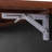 53'' Farmhouse Kitchen Island With Two Tempered Glass Cabinet Doors-2118930770