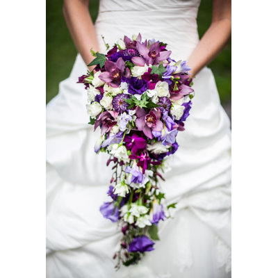 Wedding Bouquet by STUDIObleu - Wrapped Canvas Print