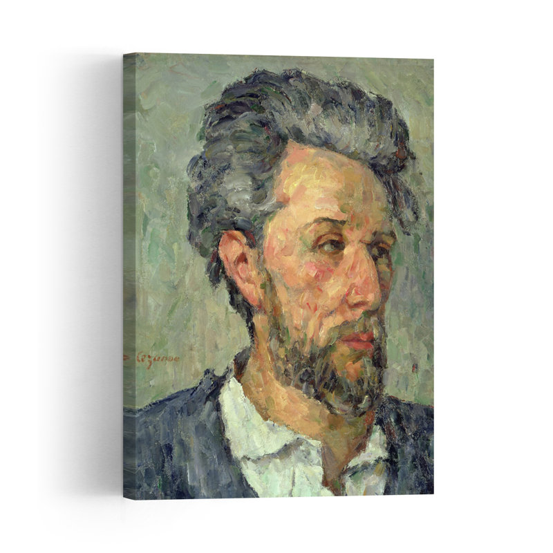 Portrait Of Victor Chocquet, 1876-77 Abstract Contemporary Wall Art Print, 91.44cm H x 60.96cm W