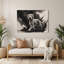 «Dogs Briard», art mural en métal gris-1719429744