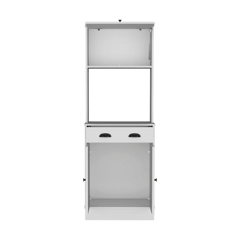 2-Cabinet Kitchen Pantry, White