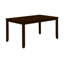Ensemble de 7 pièces de table de salle à manger 7 pièces en bois brun