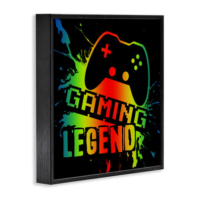 Gradient Gaming Legend Framed Giclee, design by Marcus Prime