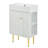 21.6" White Bathroom Vanity