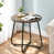 Plateau brun / base noire