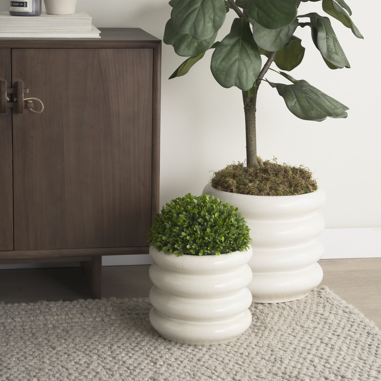 Searle Tall Floor Vase, 14.25" H x 16.5" W x 16.5" D
