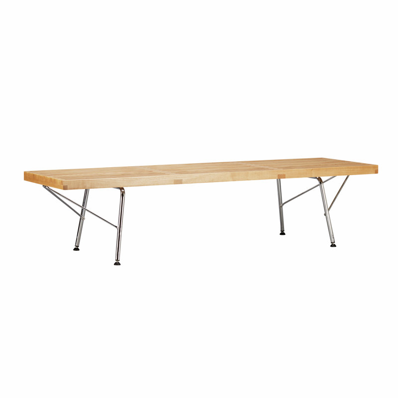 Banc en bois Bullington, Naturel