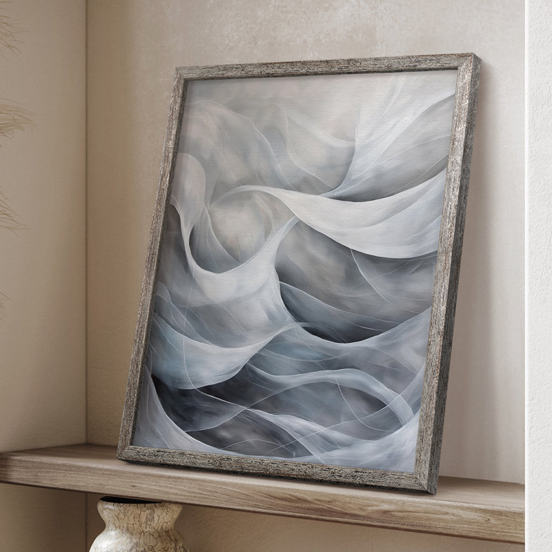 ABSTRACT Series CDLxxIV, reproduction encadrée - bois massif, H 15 po x l 12 po