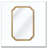 20" X 30" Solid Wood Frame Rounded Corner Decorative Mirror-215749208-215749210