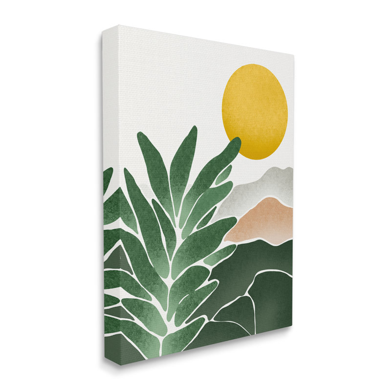 «Au-783», toile «Sunny Hills Botanical Nature Scene On Canvas» par Ziwei Li, impression, H 48 po x l 36 po x P 1,5 po