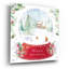 Art mural en verre épique «Snow Globe Scene» par Elle Media Group SA, 24 po x 24 po-440392289