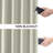Faux Linen Thermal Blackout Curtains for Bedroom & Living Room Curtains - Single Panel Drapes (1 Panel)-1298288744-1270076456
