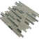 Talence Random Sized Glass Linear Mosaic Wall Tile