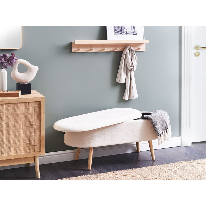 OKLAHOMA Chenille Upholstered Storage Bench