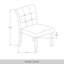 Ensemble de salle à manger 5 pièces Danina avec chaises rembourrées et table ronde de 42 po-103977113