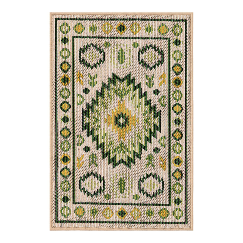 Jalapa Marlenia Indoor/Outdoor Area Rug, Rectangle 2 pi x 3 pi 1 po