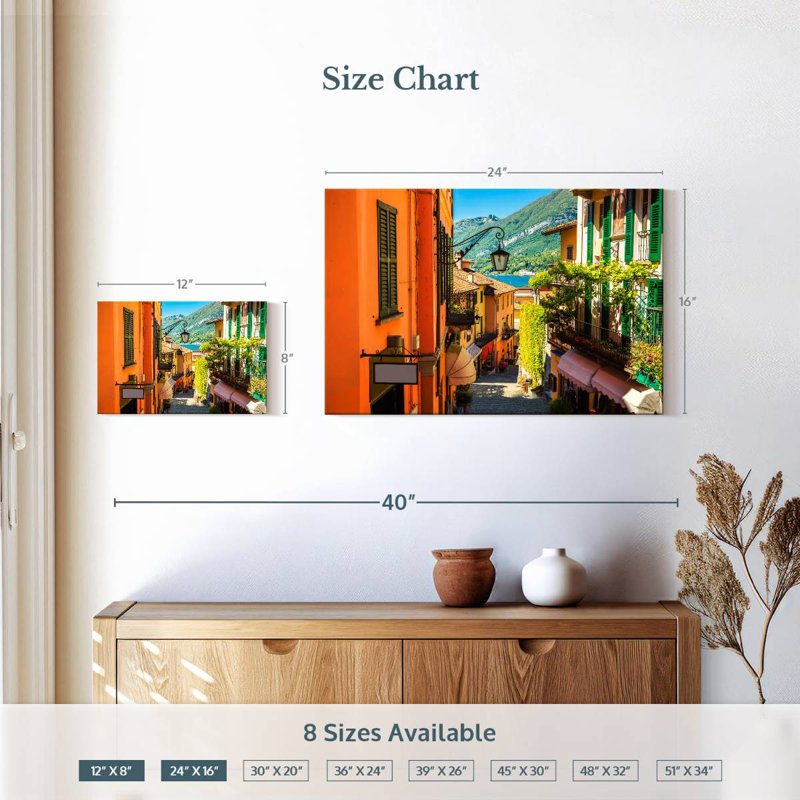 Harpa Bellagio Village, H 16 po x l 24 po