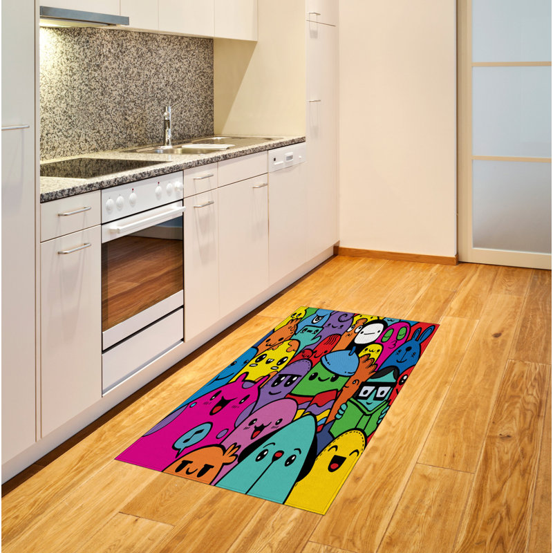 Indie High Density Long Fiber Poly Threads Decorative Area Rug Carpet, Rectangle 2'7" x 5'