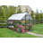 Palram - Canopia Hybrid 6' W x 10' D Walk-In Hobby Polycarbonate Aluminum Frame Greenhouse Kit with Roof Vent - Gray-356792576-314629672