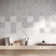 Helix 8X8 motif classique blanc