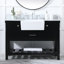 Meuble-lavabo simple 48 po avec dosseret Pelaghia-66286444