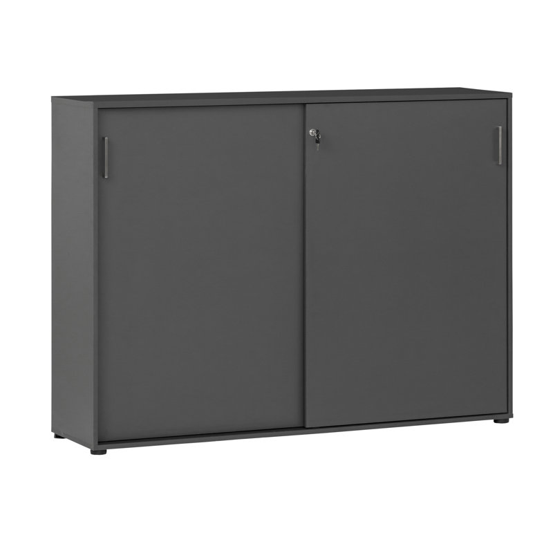 Griffis 2 -Door Lateral Filing Cabinet, Anthracite