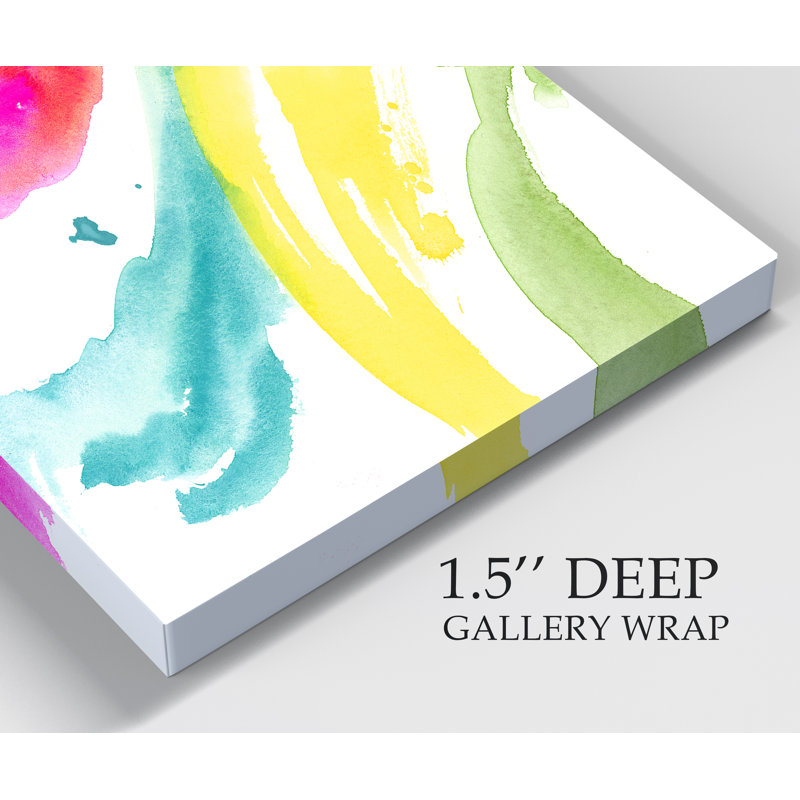 « saturée splash i », impression sur toile, H 12 po x l 8 po x P 1 po, Toile tendue