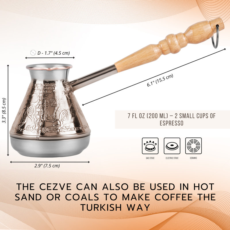 Cezve STP Goods Turkish Coffee Pot, 0.9 cups