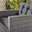 Deklan 9 Seater Garden Dining Set - PE Rattan Corner Sofa Lounge Set Modern Patios (Cover Included)-1241675611