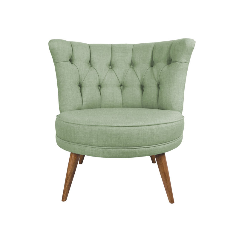 Fauteuil à oreilles Modern, vert pétrole, 31,5 po x 30,3 po x 29,5 po | Structure en bois massif, tissu 100% polyester, 32 mousses en mousse pour plus de confort | Facile à nettoyer, élégant pour la maison, l'hôtel et les espaces rustiques, idéal pour la détente