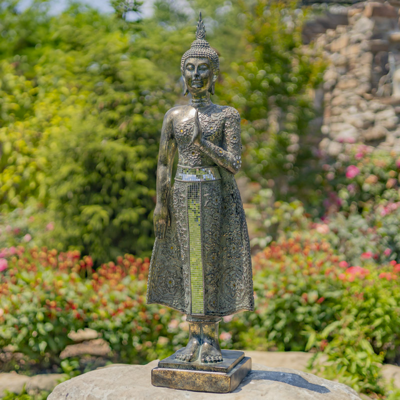 Statue de jardin en polyrésine résistante aux intempéries