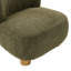 Chaise d'appoint rembourrée Boucle, vert olive-774728345