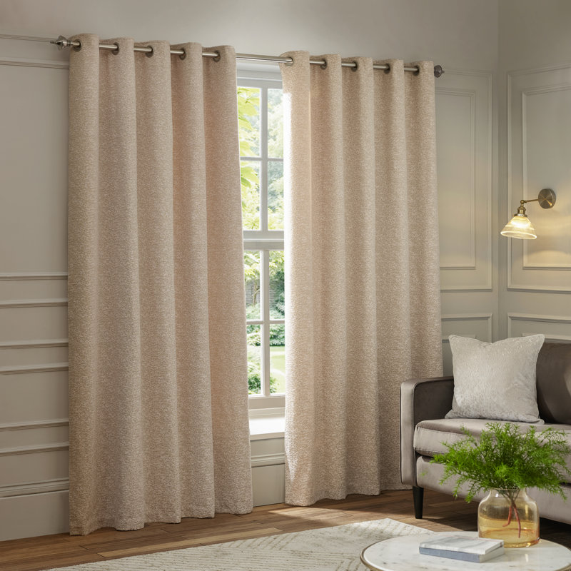 Galaxy Room Darkening Curtain Panel Pair, Pink, 229cm Width x 137cm Drop