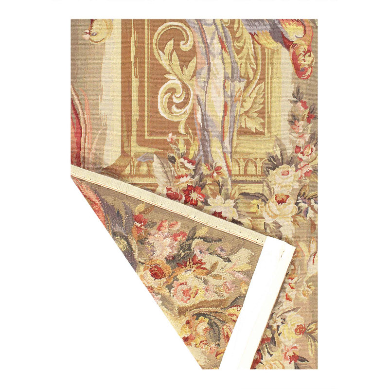 Wall Hanging Antique Tapestry 3'1'' X 6'3''