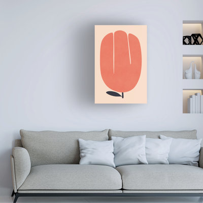 Art sur toile, orange Amini54