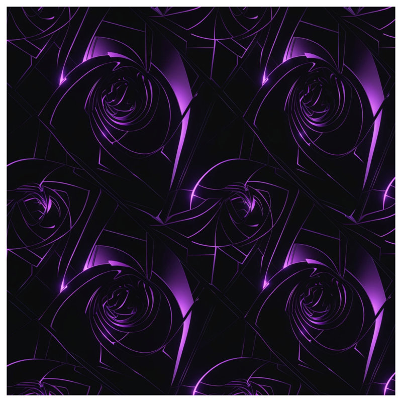 Couvertures abstraites en spirale néon, L 50 po x H 60 po