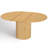 47-62" Solid Wood Round Extendable Dining Table