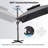 11' Square Patio Cantilever Umbrella, Base Included-64782525