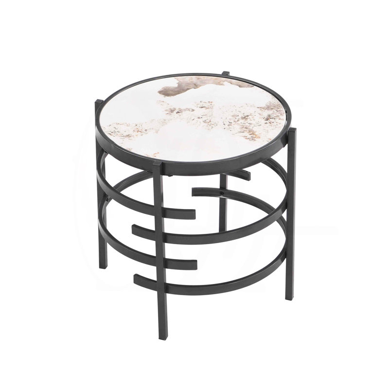 Modern Side Table, Black