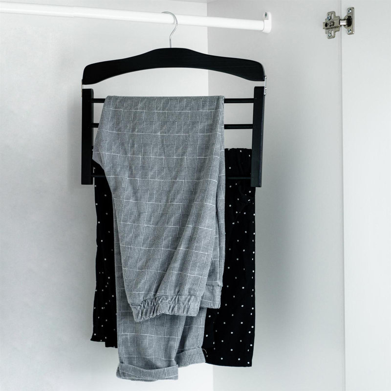 Wood Standard Hanger, Black