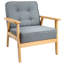 Fauteuil en lin 21,26 po Brookville