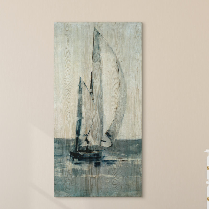 «Gray Seas II», reproduction d'impression sur bois