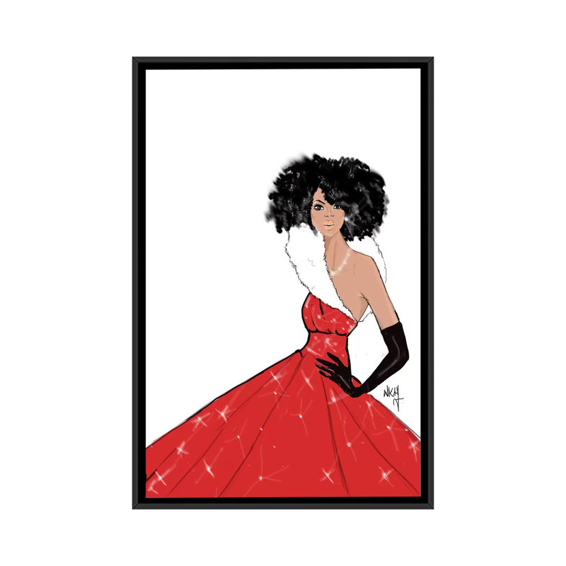 Xmas by Nicholle Kobi - Print on Canvas, Black Framed, 66.04 cm H x 45.72 cm W