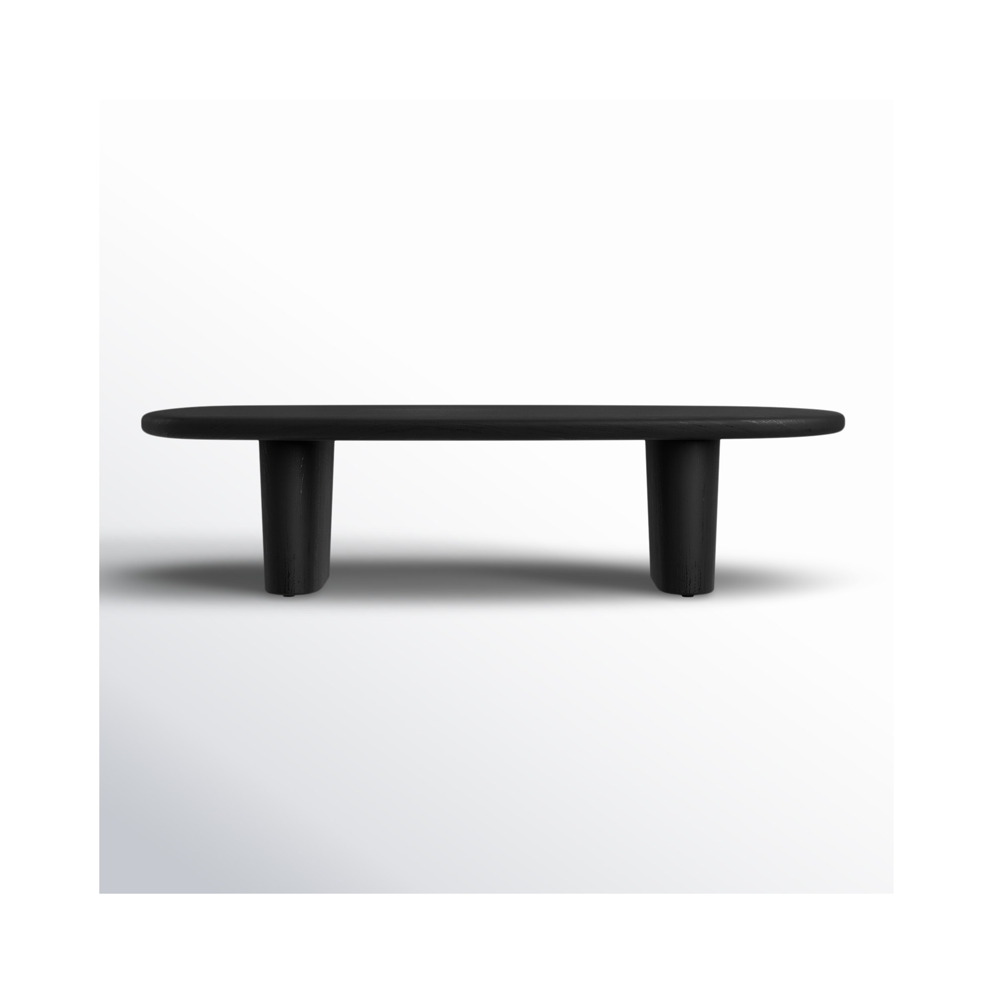 Laurel Coffee Table, Charcoal, Black