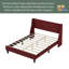 Lit plateforme tapissier Zanden-347236928-347236941