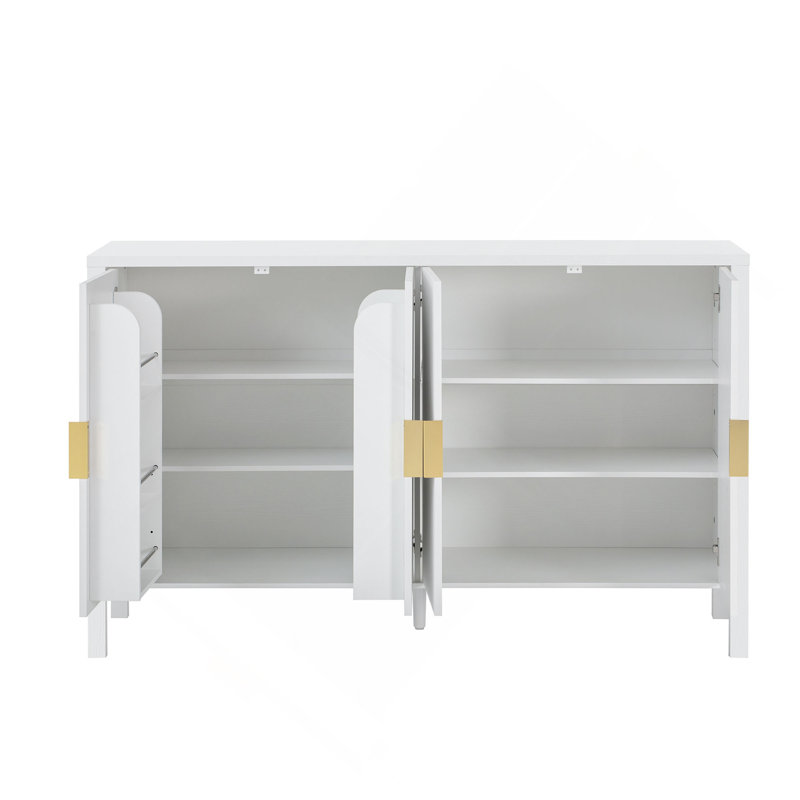 Buffet 57,5 po, White