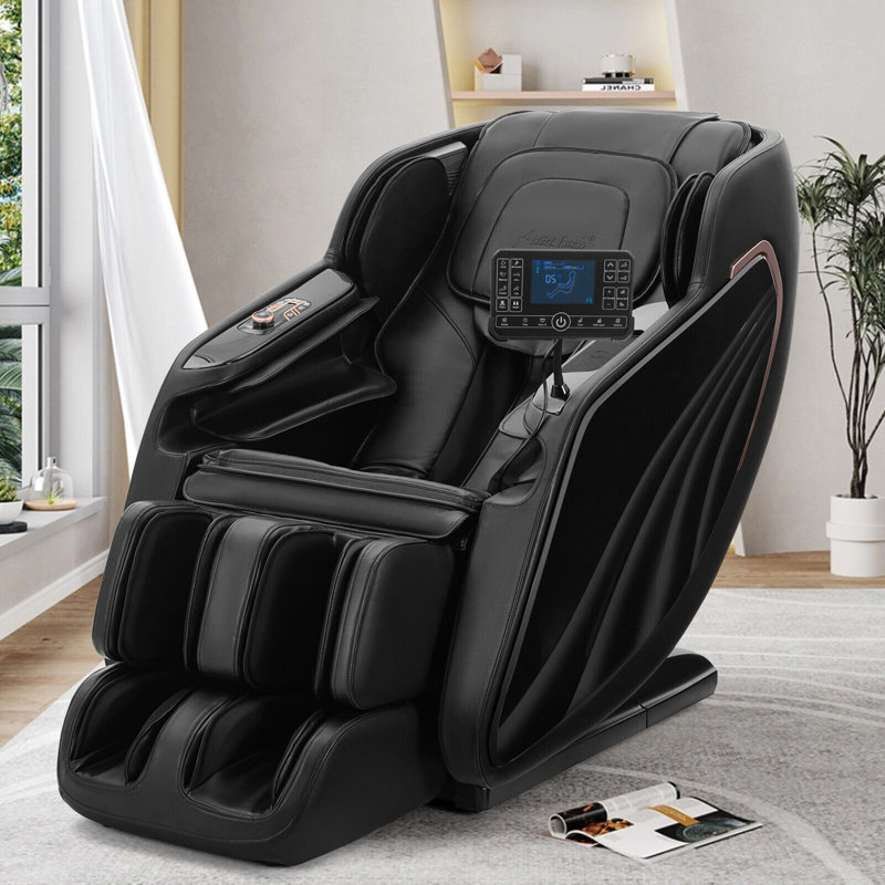 Fauteuil de massage 4d Sl-rail Zero Gravity, Noir, noir, noir, noir